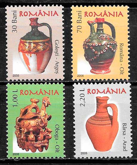sellos arte Rumania 2006