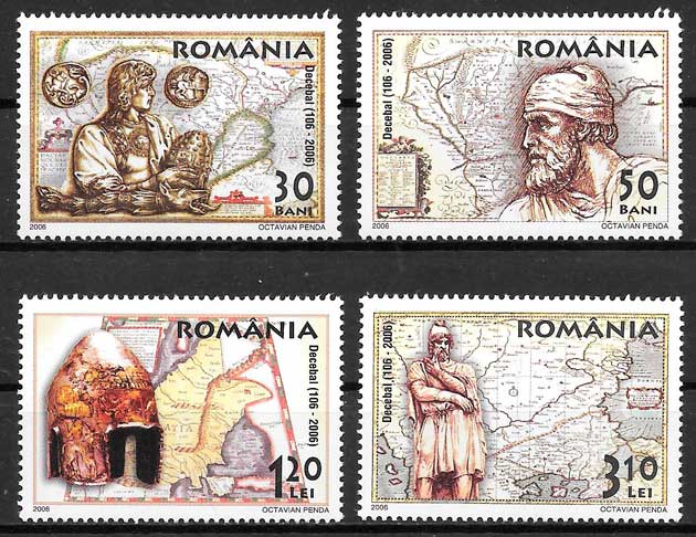 sellos personalidades Rumania 2006