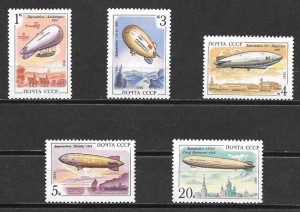 sellos aeronáutica Rusia 1991