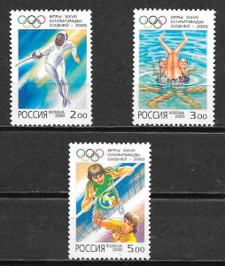 sellos deporte Rusia 2000