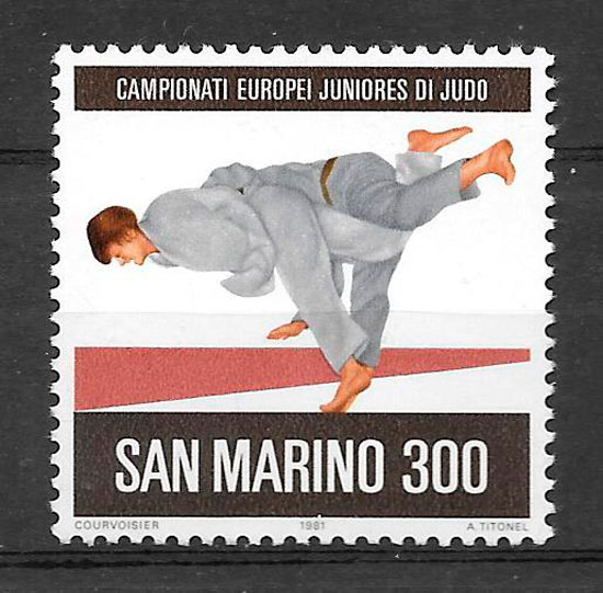 sellos deporte San Marino 1981