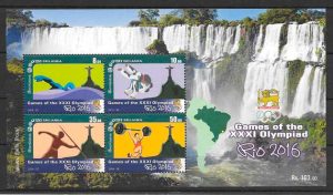 colección sellos deporte Sri Lanka 2015