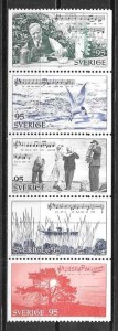 Filatelia arte Suecia 1977