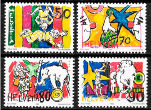filatelia arte Suiza 1992
