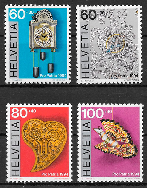 sellos arte Suiza 1994