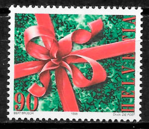 filatelia coleccion navidad Suiza 1998