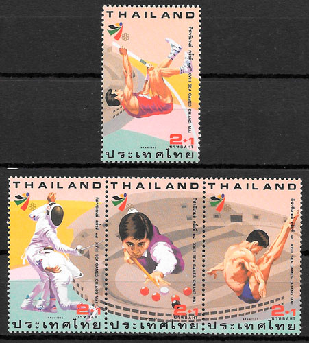 sellos deporte Tailandia 1995