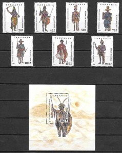 filatelia arte Tanzania 1993