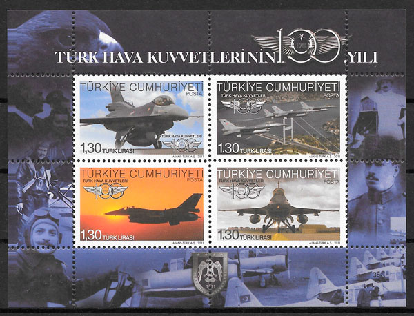 filatelia coleccion transporte Turquia 2011