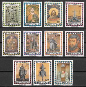 filatelia arte Vaticano 1975