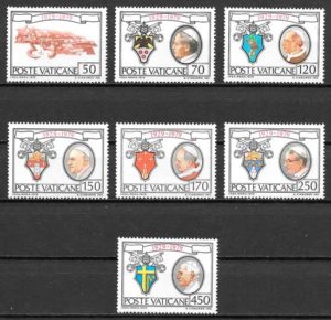 filatelia personalidad Vaticano 1979