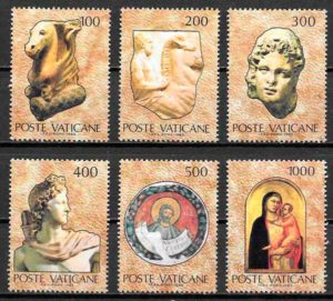 sellos arte Vaticano 1983