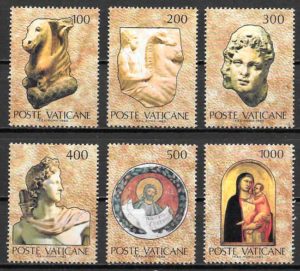 sellos arte Vaticano 1983