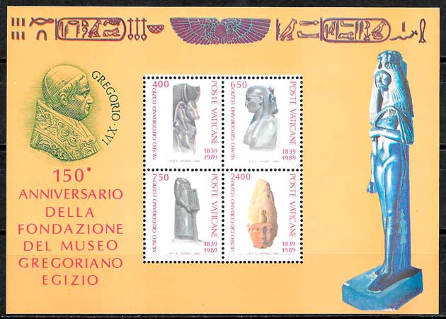 filatelia arte Vaticano 1989