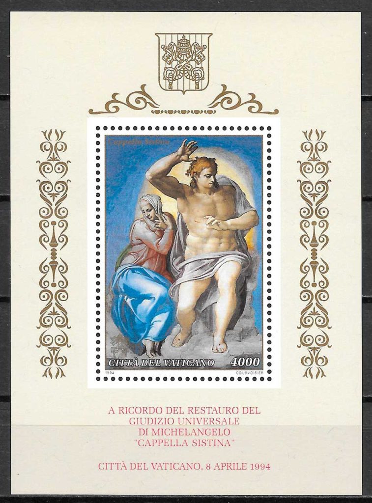 filatelia arte Vaticano 1994