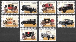 filatelia transporte Vaticano 1997