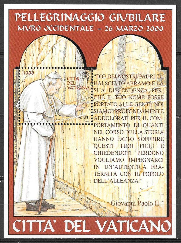 filatelia coleccion personalidades Vaticano 2000