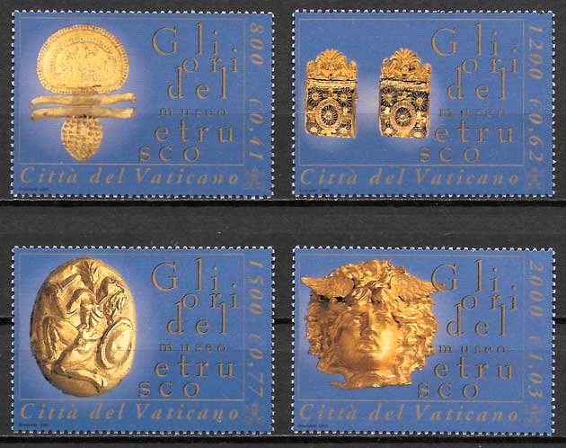 sellos arte Vaticano 2001