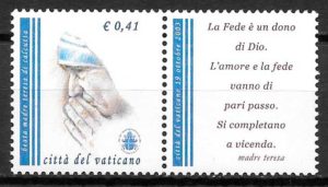 coleccion sellos personalidad Vaticano 2003