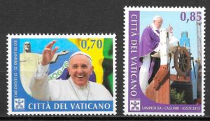 selos personalidad Vaticano 2014