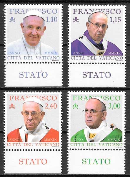 sellos personalidad Vaticano 2019