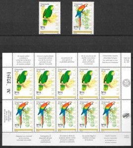 colección sellos Upaep Venezuela 1993