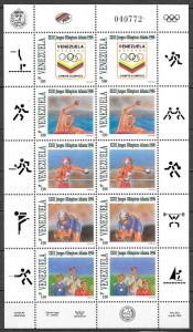 filatelia deporte Venezuela 1996