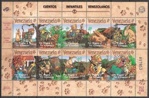 sellos cuentos Venezuela 1997