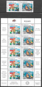 filatelia Upaep Venezuela 1998