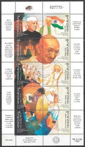 filatelia personalidad Venezuela 1997