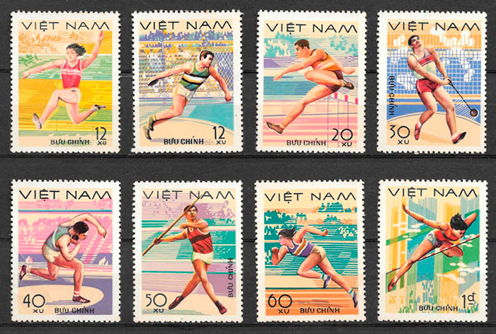 sellos deporte Viet Nam 1978
