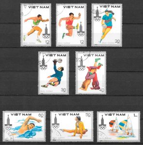filatelia deporte Viet Nam 1980