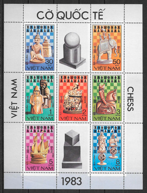 colección sellos deporte Viet Nam 1983