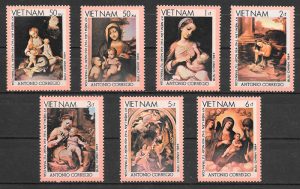 sellos arte Viet Nam 1984