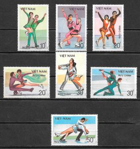 filatelia deporte Viet Nam 1988