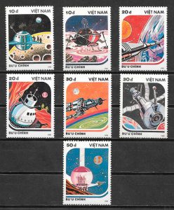 filatelia colección espacio Vit Nam 1988