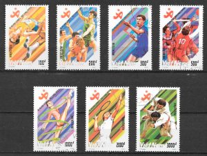 sellos deporte Viet Nam 1990