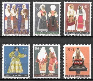 sellos arte Yugoslavia 1964