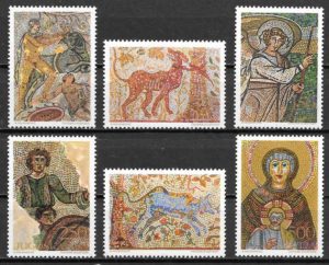 filatelia arte Yugoslavia 1970