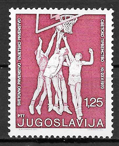 filatelia deporte Yugoslavia 1970