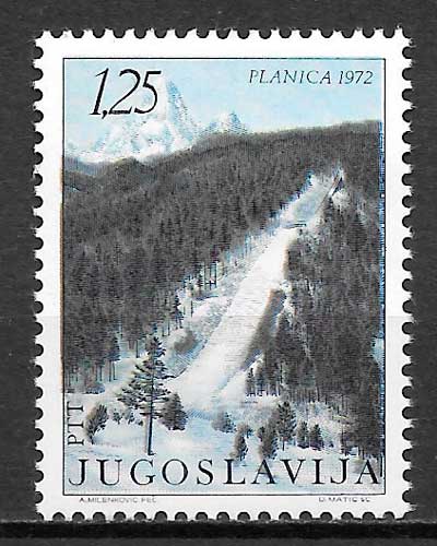 sellos deporte Yugolasvia 1972