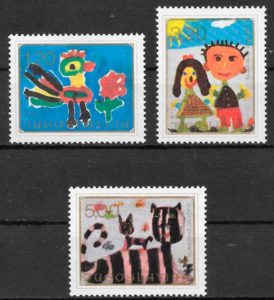 filatelia coleccion arte Yugoslavia 1974