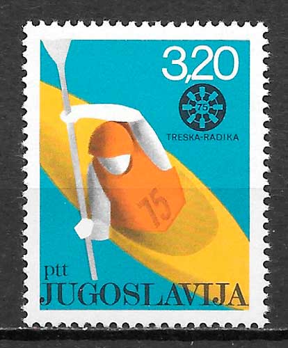 filatelia coleccion deporte Yugoslavia 1975