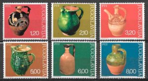 filatelia coleccion arte Yugoslavia 1976