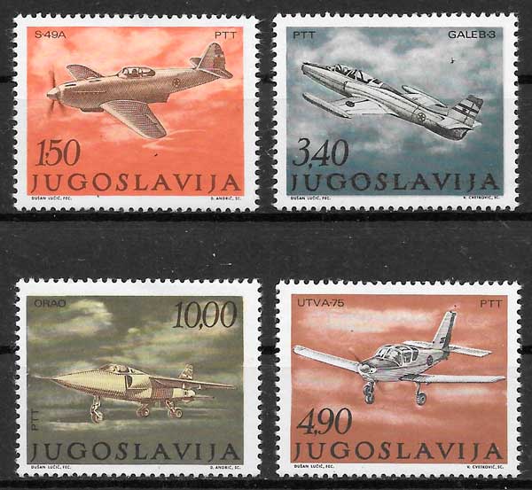 coleccion sellos transporte Yugoslavia 1978