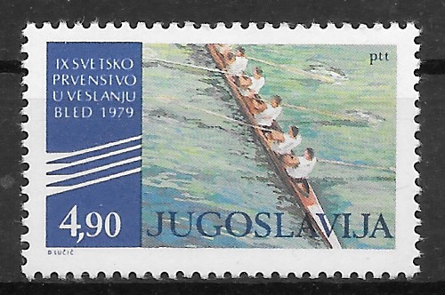sellos deporte Yugoslavia 1979