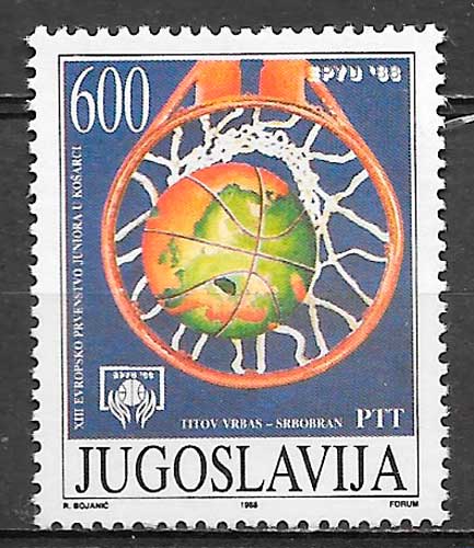 coleccion sellos deporte Yugoslavia 1988