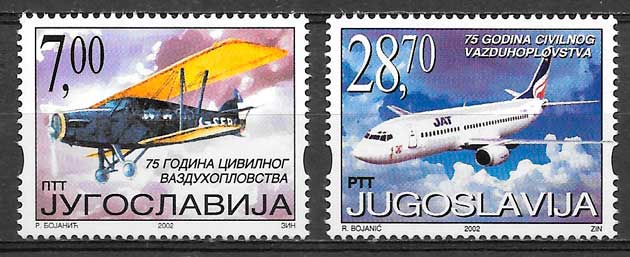 sellos trasnporte Yugoslavia 2002