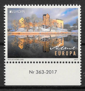filatelia colección Europa Aland 2017