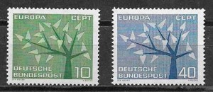 filatelia colección Tema Europa Alemania 1962